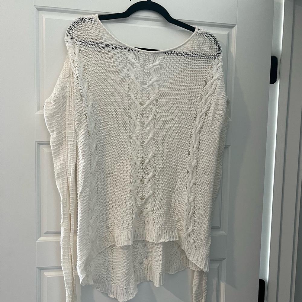 RVCA open back loose knit sweater L